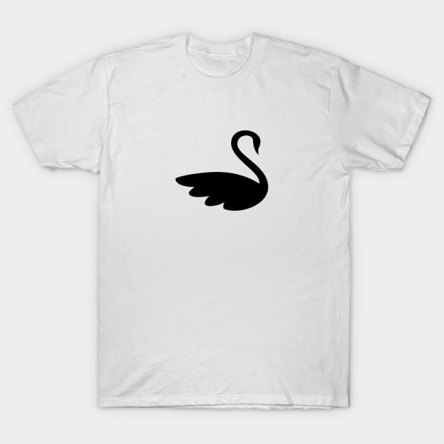 Black Swan T-Shirt by Spaksu